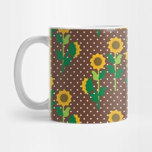 Dotted Sunflower Fields Mug